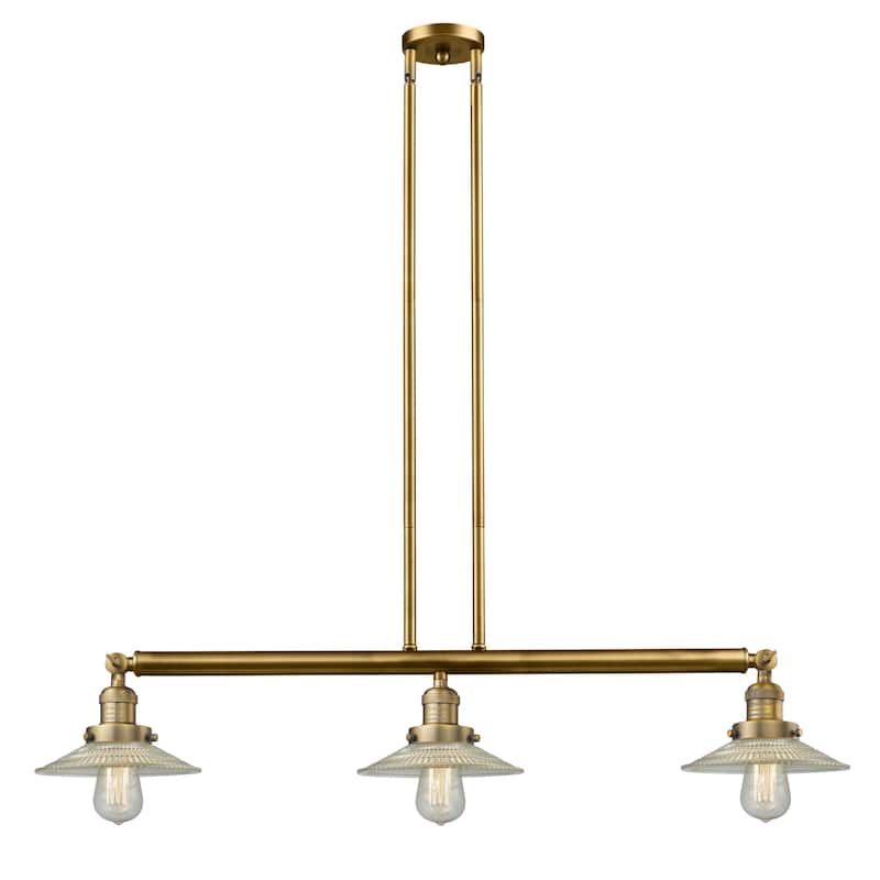 Innovations Lighting Halophane 3 Light 41" Wide Linear Chandelier