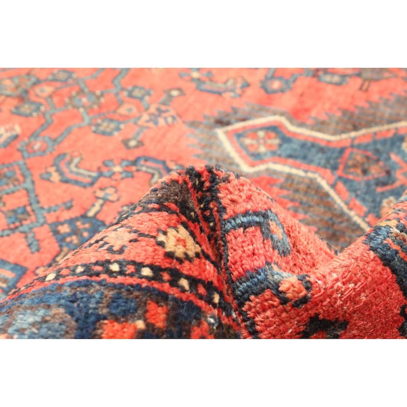 ECARPETGALLERY Hand-knotted Andelz Red Wool Rug - 4'1 x 6'7