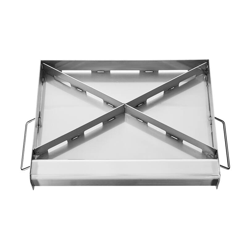 Anmytek 17x13 Inch Stainless Steel Flat Top Griddle