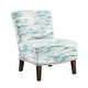 preview thumbnail 12 of 12, Madison Park Alex Artistic Print Armless Slipper Accent Chair