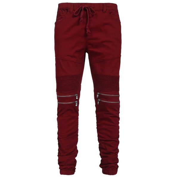 men's sweatpants with front zipper