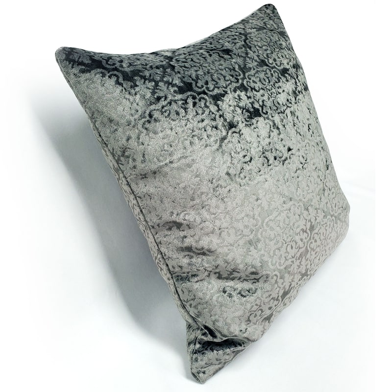 Artemis Taupe Velvet Throw Pillow