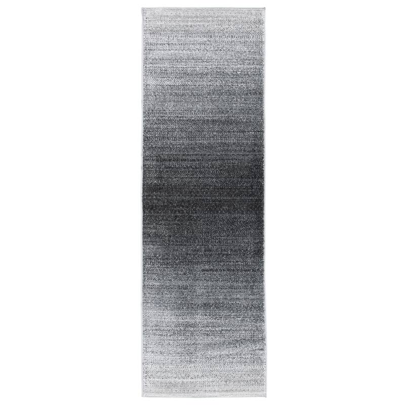 SAFAVIEH Adirondack Muzeyyen Ombre Distressed Rug - 2'6" x 10' Runner - Grey/Dark Grey