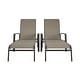 preview thumbnail 10 of 24, COSCO Outdoor Aluminum Chaise Lounge Chair (Set of 2) - N/A