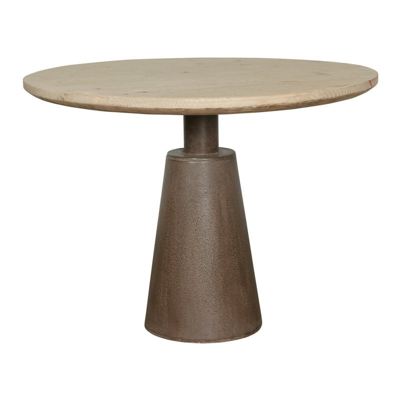 39" Pedestal Round Table Weathered Natural