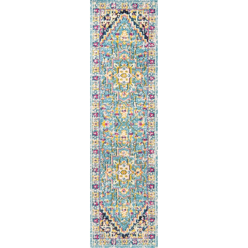 JONATHAN Y Audrey Geometric Medallion Area Rug