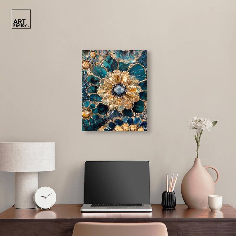 Opulent Geode IV Canvas by Art Remedy, Gallery Wrapped