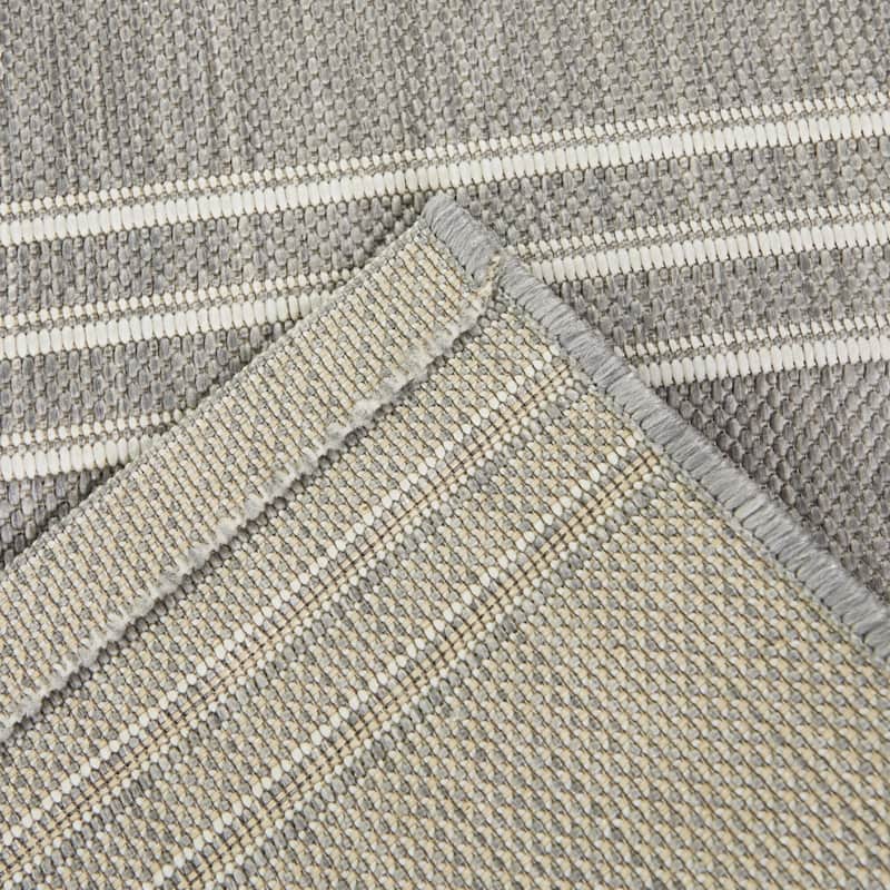 Marvin Striped Patio Indoor/Outdoor Area Rug