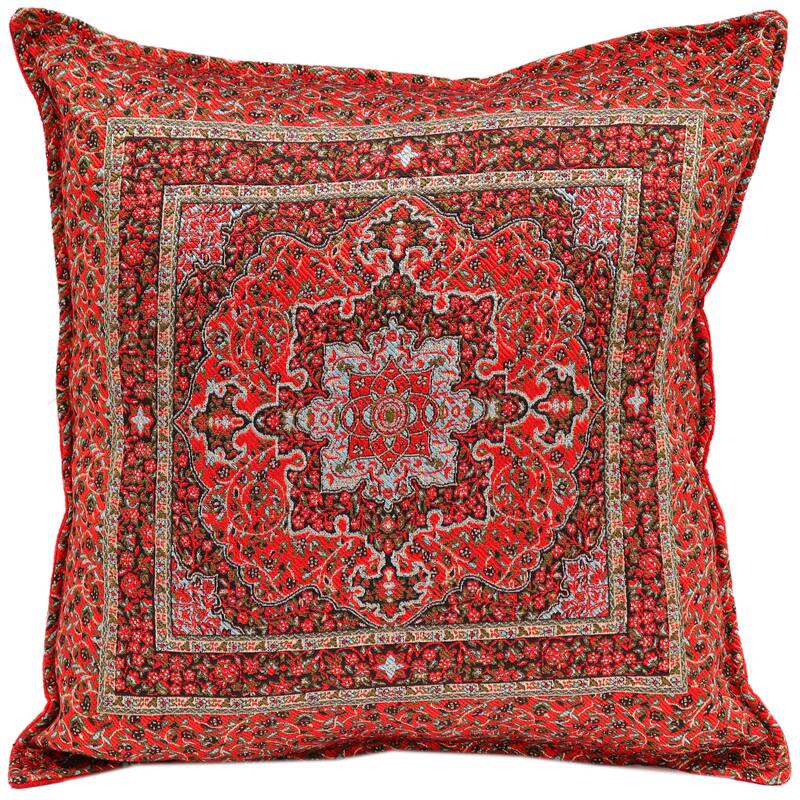 Moroccan Sultan Decorative Throw Pillow - Red