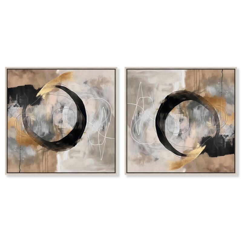 Metropolis of the Mind II Canvas by Art Remedy - 24" x 30" - Silver