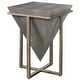 preview thumbnail 1 of 2, Uttermost Bertrand Shagreen Accent Table