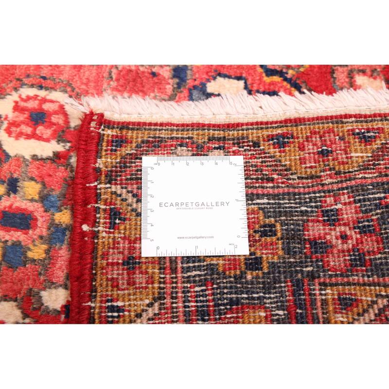 ECARPETGALLERY Hand-knotted Sarabi Red Wool Rug - 3'8 x 11'1