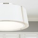 preview thumbnail 3 of 3, Fulton 3 Light Polished Nickel Ceiling Mount - 18'' W x 8'' H