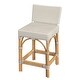 preview thumbnail 3 of 6, Amalfi 24.5 in. Seat Height Outdoor Counter Stool with Back