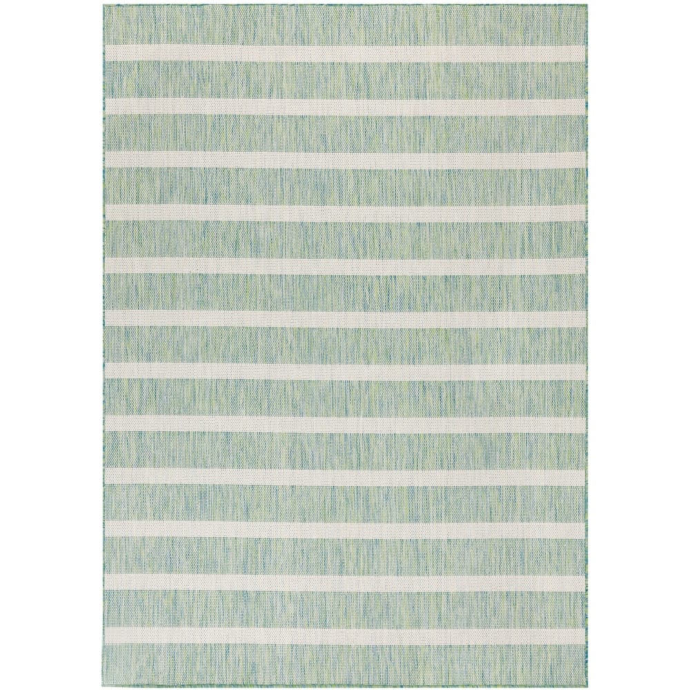 Nourison Selerno Indoor/Outdoor Striped Area Rug.