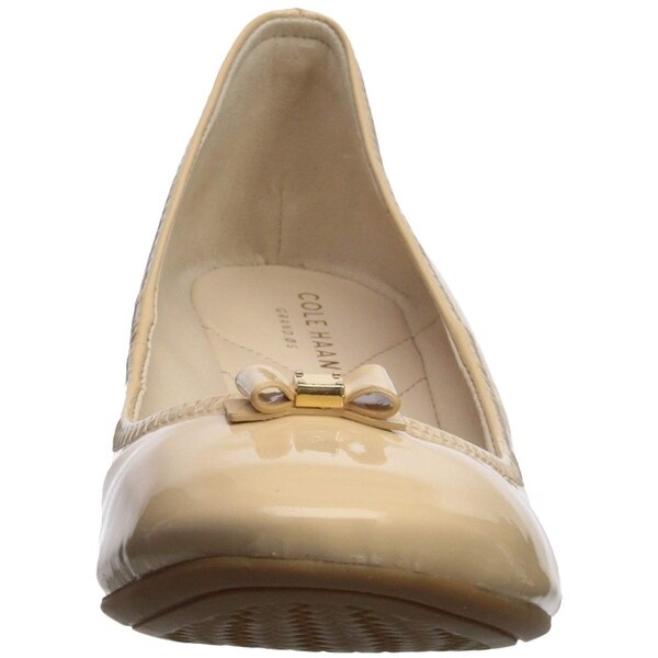 cole haan tali mini bow wedge