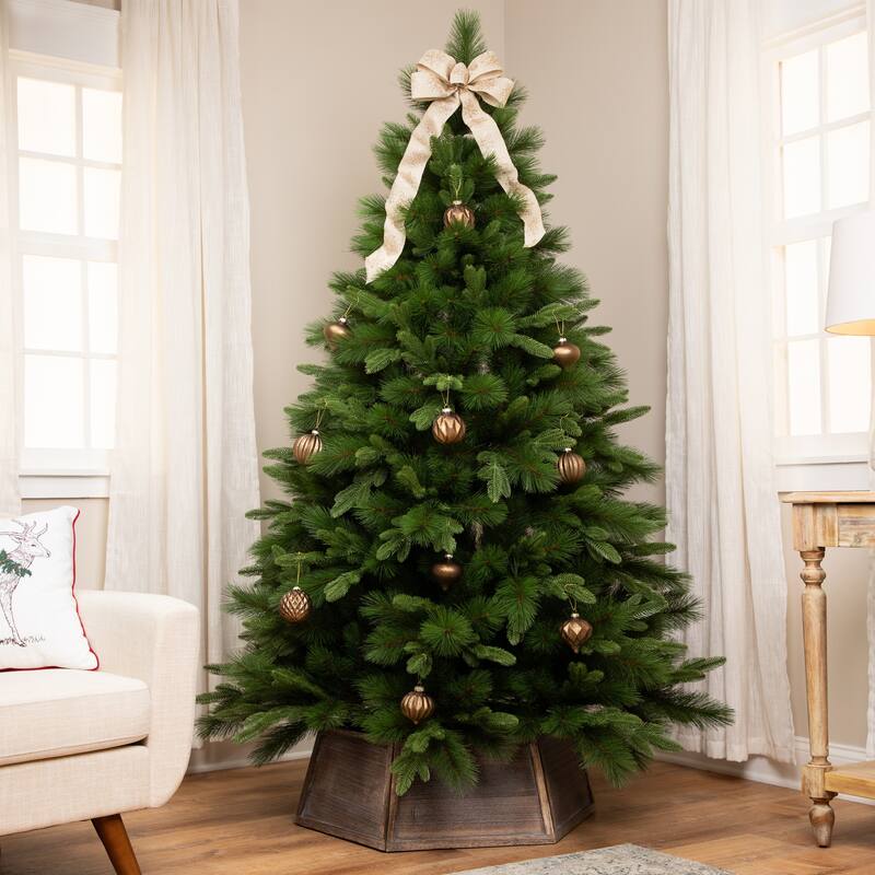 Real Touch™️ Moria Pine Full Artificial Christmas Tree - 6.5' - Unlit - 6.5 Foot