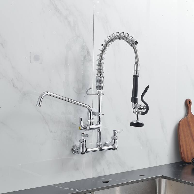 Modern Brushed Nickel High Arc Single Handle Kitchen Faucet