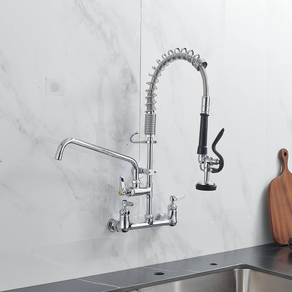 Modern Brushed Nickel High Arc Single Handle Kitchen Faucet