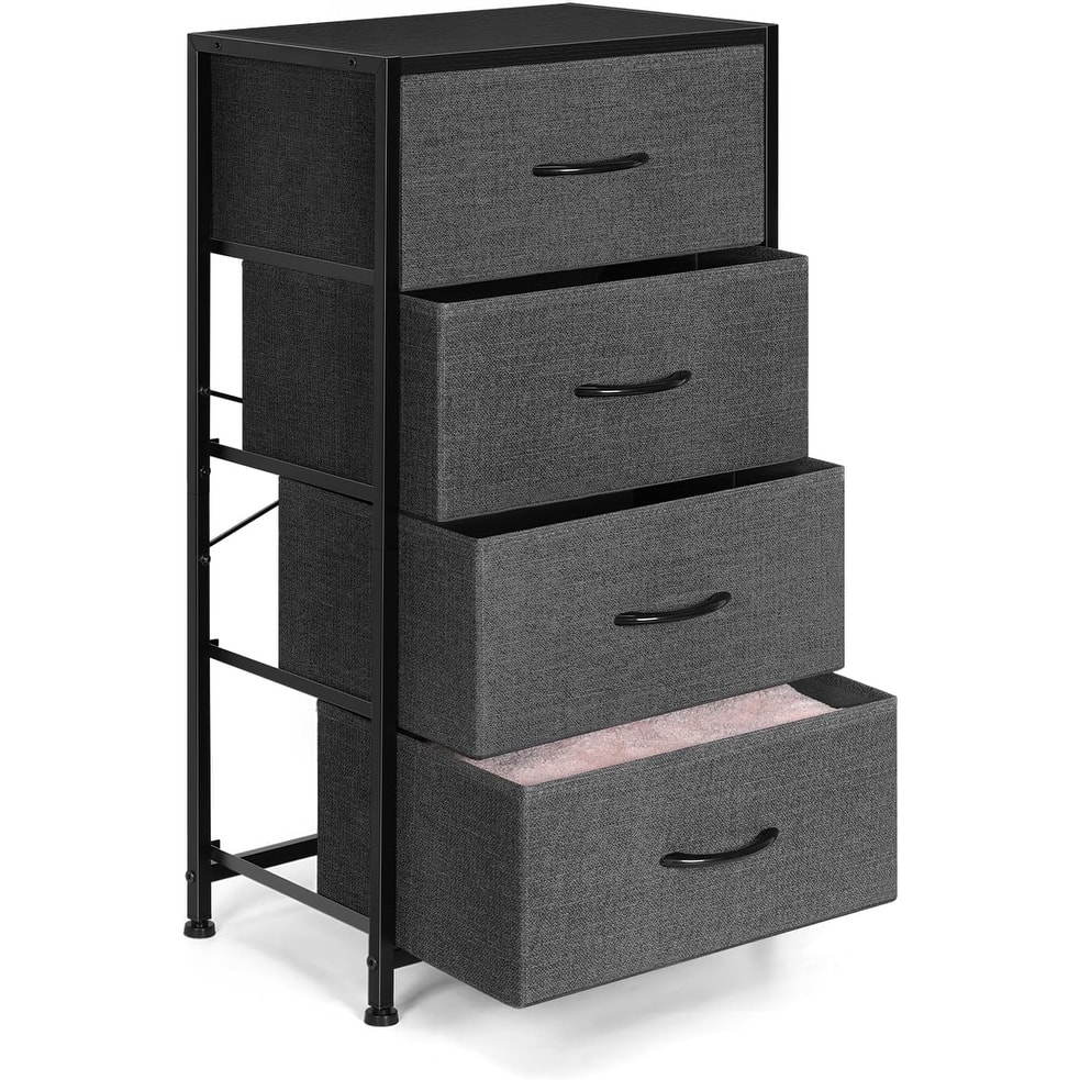 Storage Chest Organizer with Removable Fabric Bins