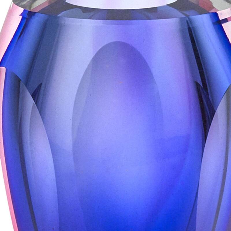 6 Mouth Blown Purple Art Glass Vase Bed Bath & Beyond 39508384