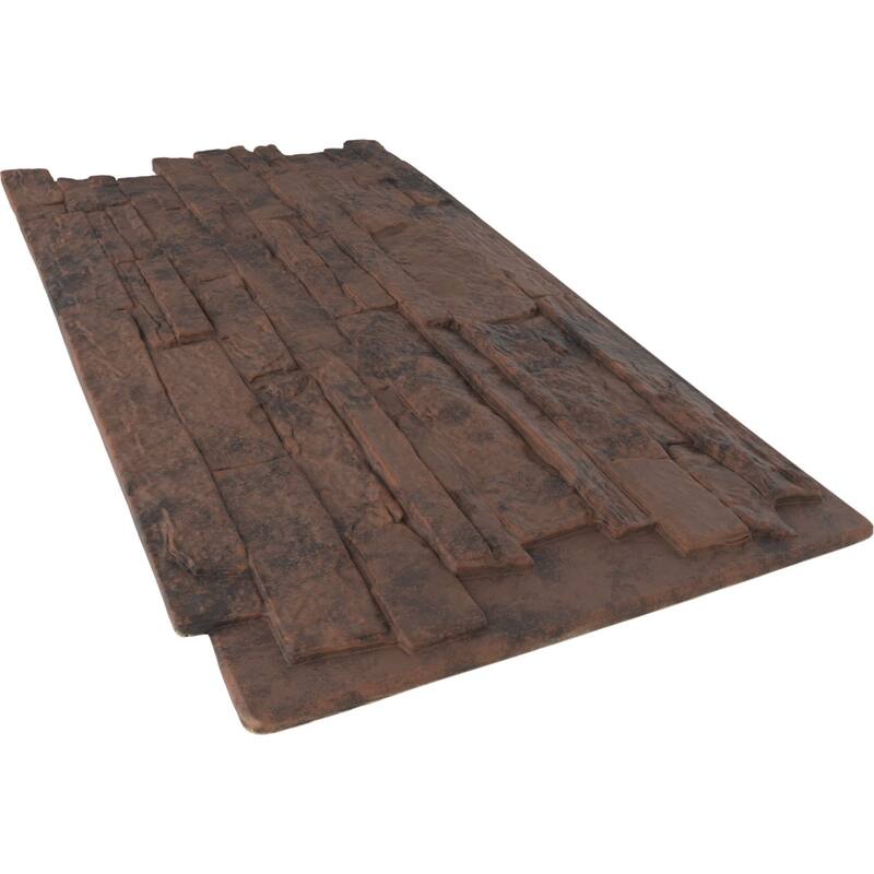 Acadia Ledge Stacked Stone, EverStone Faux Stone Siding Panel