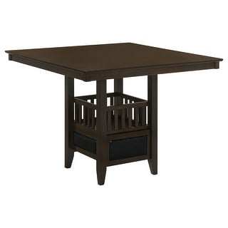 Jaden Square 47-inch Counter Height Dining Table Espresso - Bed Bath ...