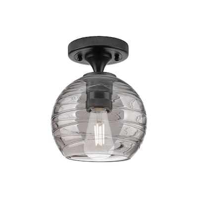 Innovations Lighting 434-1F-8-6 Crown Point Flush Mount Crown Point 6"