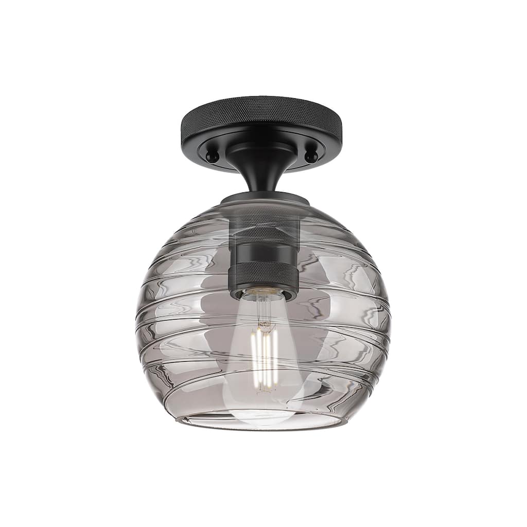 Innovations Lighting 434-1F-8-6 Crown Point Flush Mount Crown Point 6"