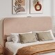 preview thumbnail 4 of 13, Upholstered Queen Size Hydraulic Storage Bed with RGB LED Light - Pink Velvet Finish.