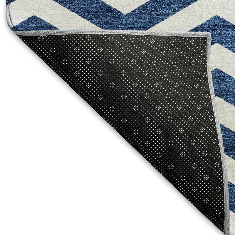 Premium Washable Super Soft Modern Chevron Mayfield Rug