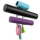 preview thumbnail 1 of 20, Wallniture Guru Wall Mount Foam Roller and Yoga Mat Holder, Towel Rack with 3 Hooks