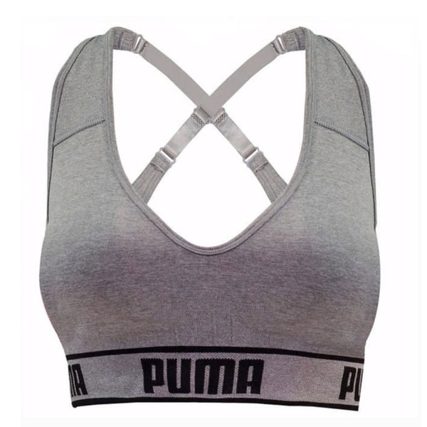 puma medium impact seamless sports bra