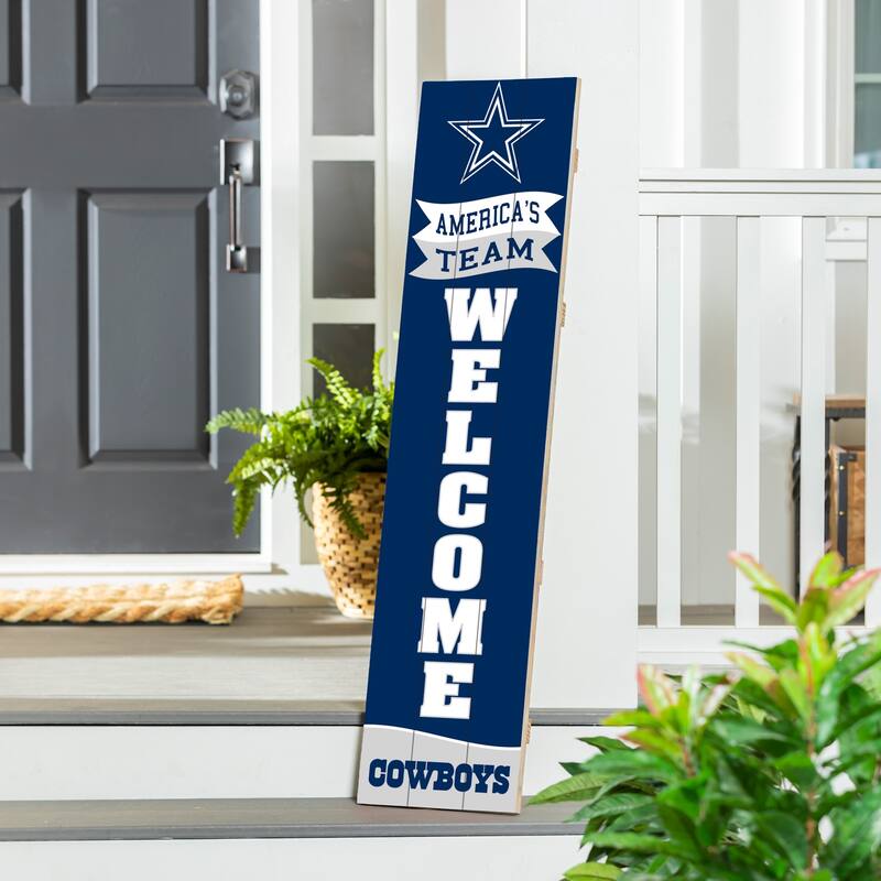 47" Porch Leaner Welcome Wall Sign, Dallas Cowboys