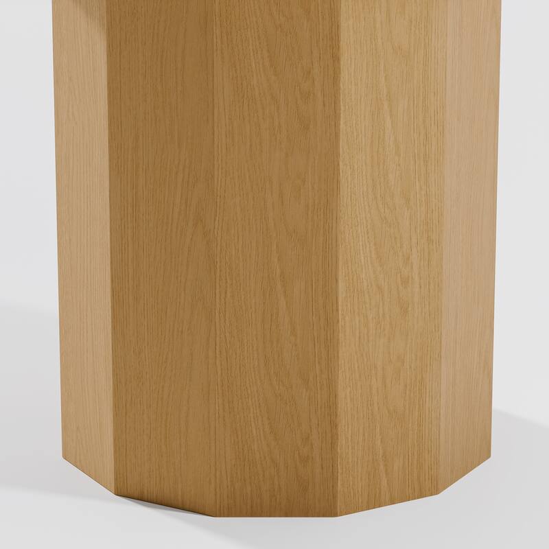 86" Double Pedestal Solid Wood Dining Table