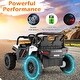 preview thumbnail 17 of 24, 12V Kids Ride on Truck with Parental Remote and LED Lights - 40" x 23" x 23"