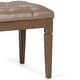 preview thumbnail 21 of 78, WYNDENHALL Hopewell 48 inch Wide Traditional Rectangle Ottoman Bench