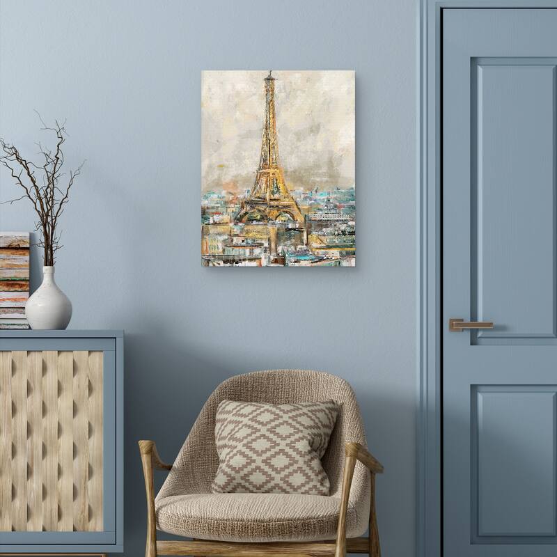 When in Paris by Studio Arts Canvas Art Print