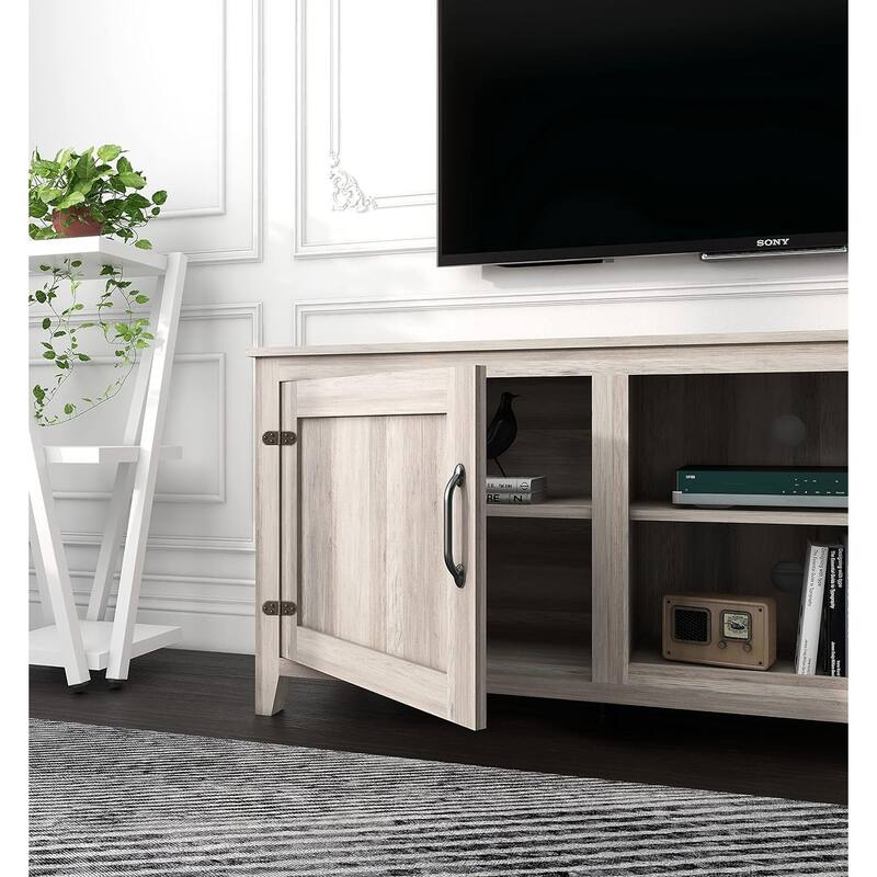 Wood Storage Cabinet Media Console for TVs up to 80"