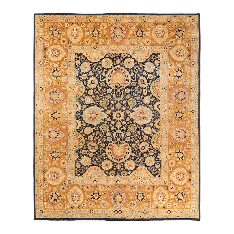 Overton Mogul, One-of-a-Kind Hand-Knotted Area Rug - Blue, 8' 2" x 10' 2" - 8' 2" x 10' 2"
