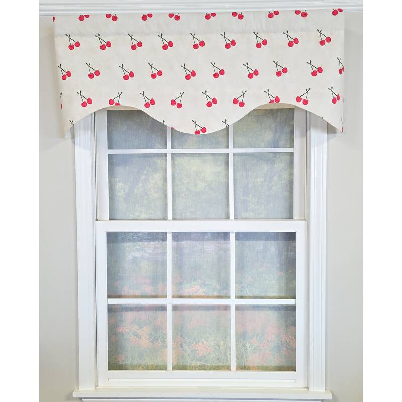 RLF Home Cherry Dance Cornice Valance