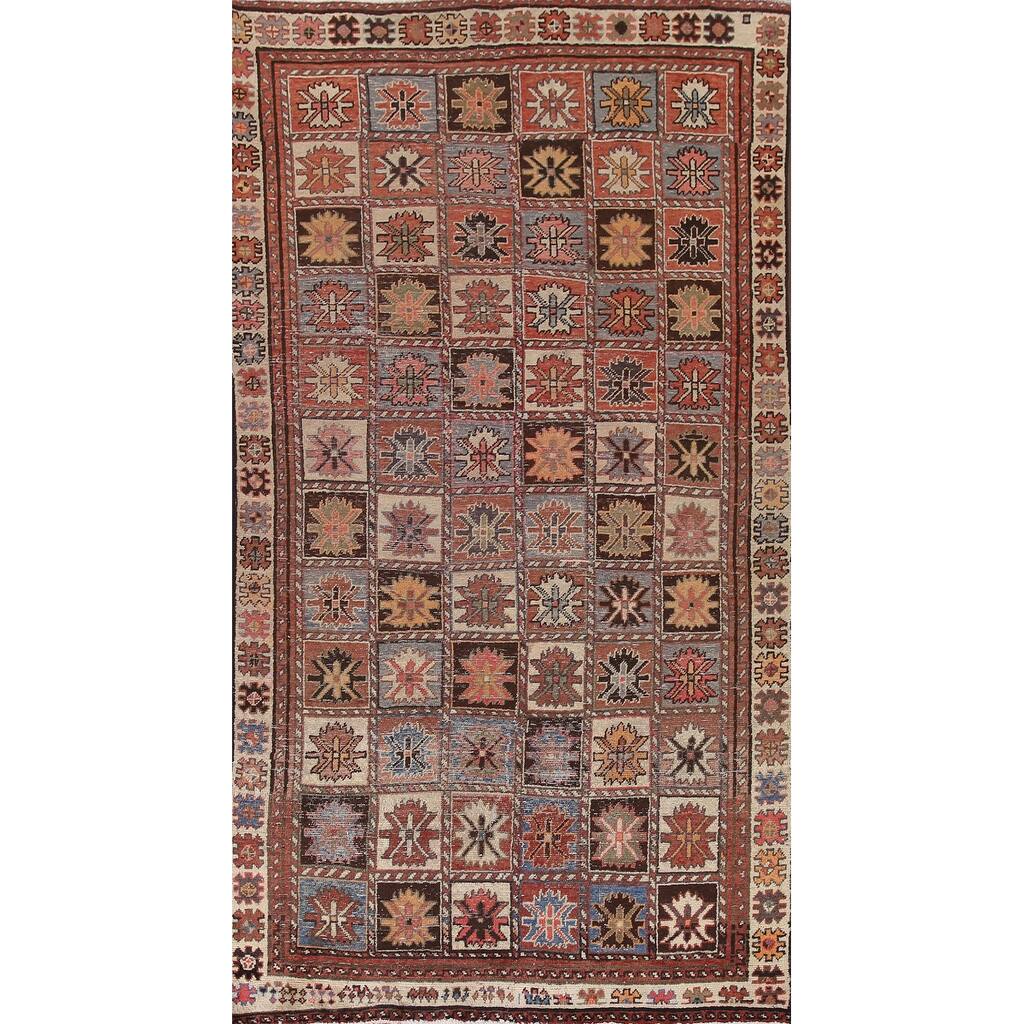 Vegetable Dye Bakhtiari Persian Antique Area Rug Handmade Wool Carpet - 4'6"x 9'3"