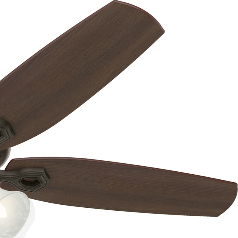 Hunter Fan 52 Inch Builder Plus Ceiling Fan with 3-Light Fixture - Bronze - N/A