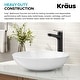 preview thumbnail 61 of 97, KRAUS Indy Single Handle Vessel Bathroom Faucet with Pop Up Drain