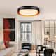 Modern Minimalist Metal Shaded Drum Flush Mount Ceiling Light