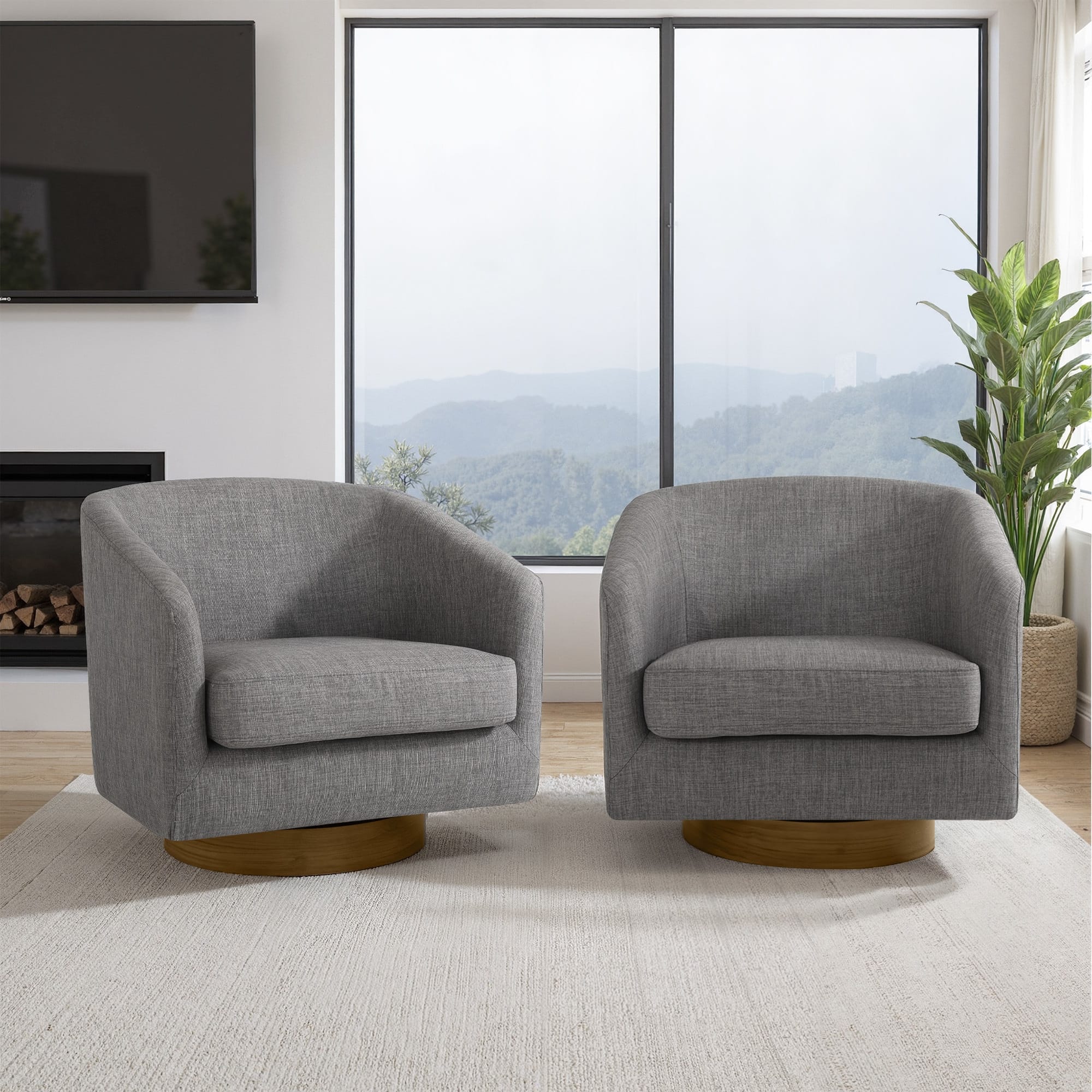 Option Grey-Set of 2