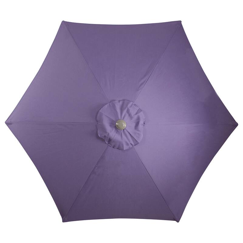 7.5ft Outdoor Patio Market Umbrella with Hand Crank