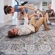 preview thumbnail 3 of 5, LOOM & LUXE Collection 2X8 Multi/Traditional Non-Shedding Area Rug - 96" D x 26" W x 0.28" H