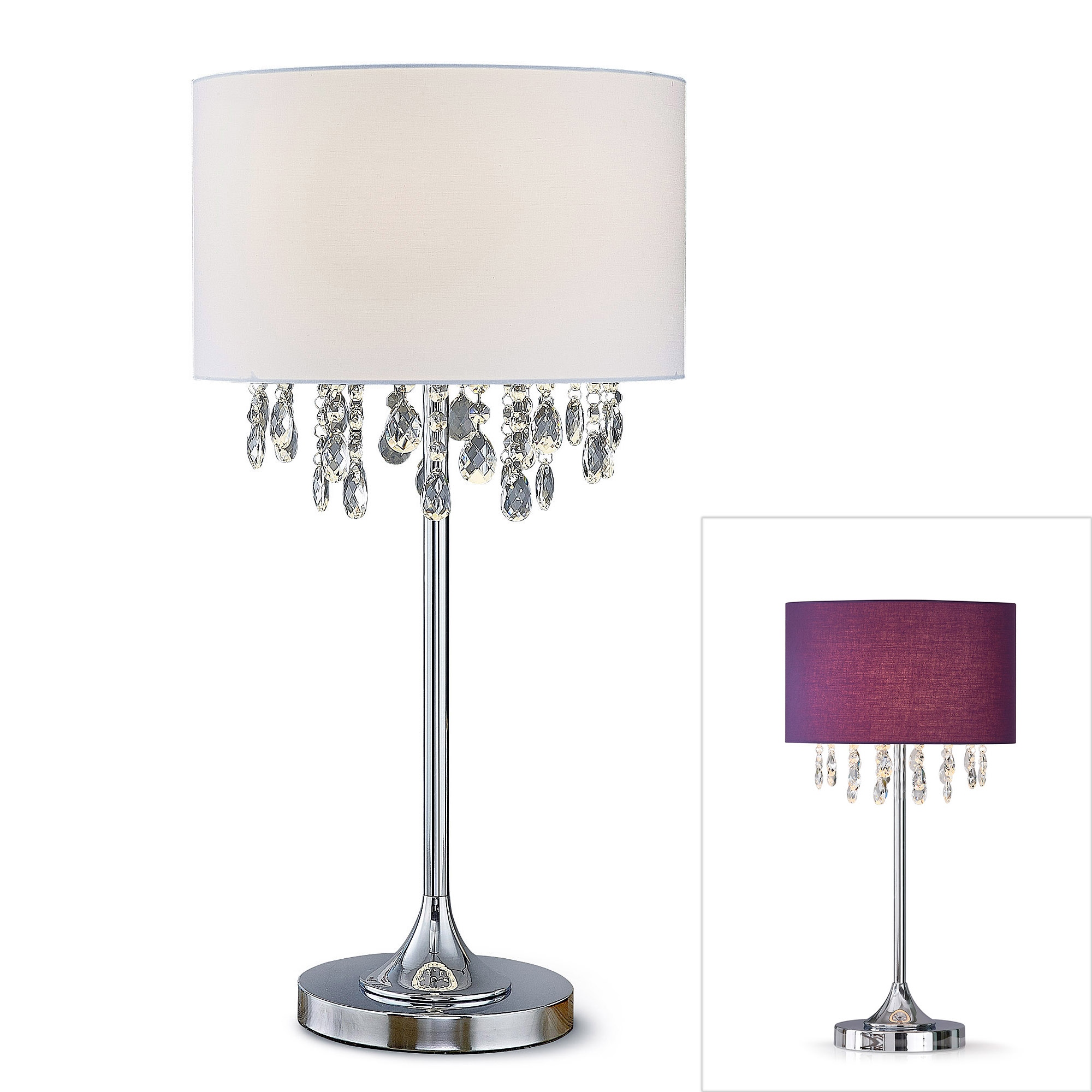 Florence crystal table lamp top