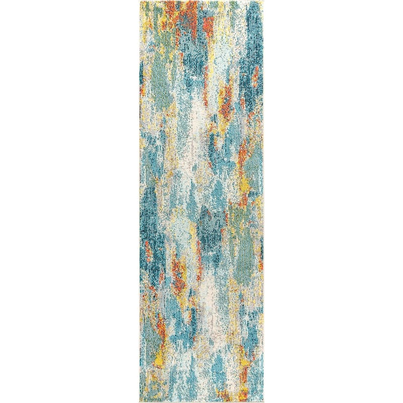 JONATHAN Y Groovy POP Modern Abstract Vintage Waterfall Area Rug